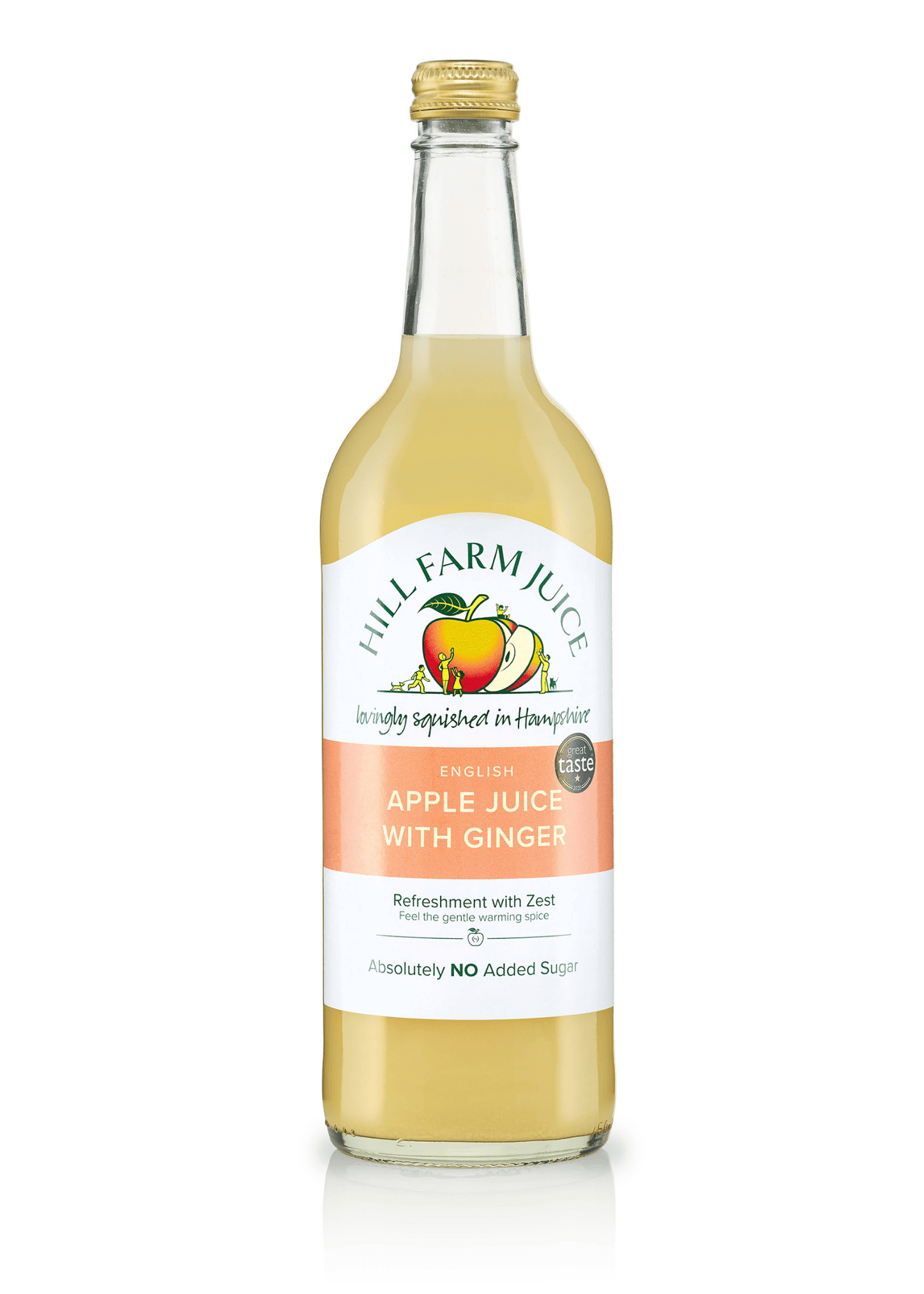 Apple Juice with Ginger - Case of 12 - Hill Farm Juice